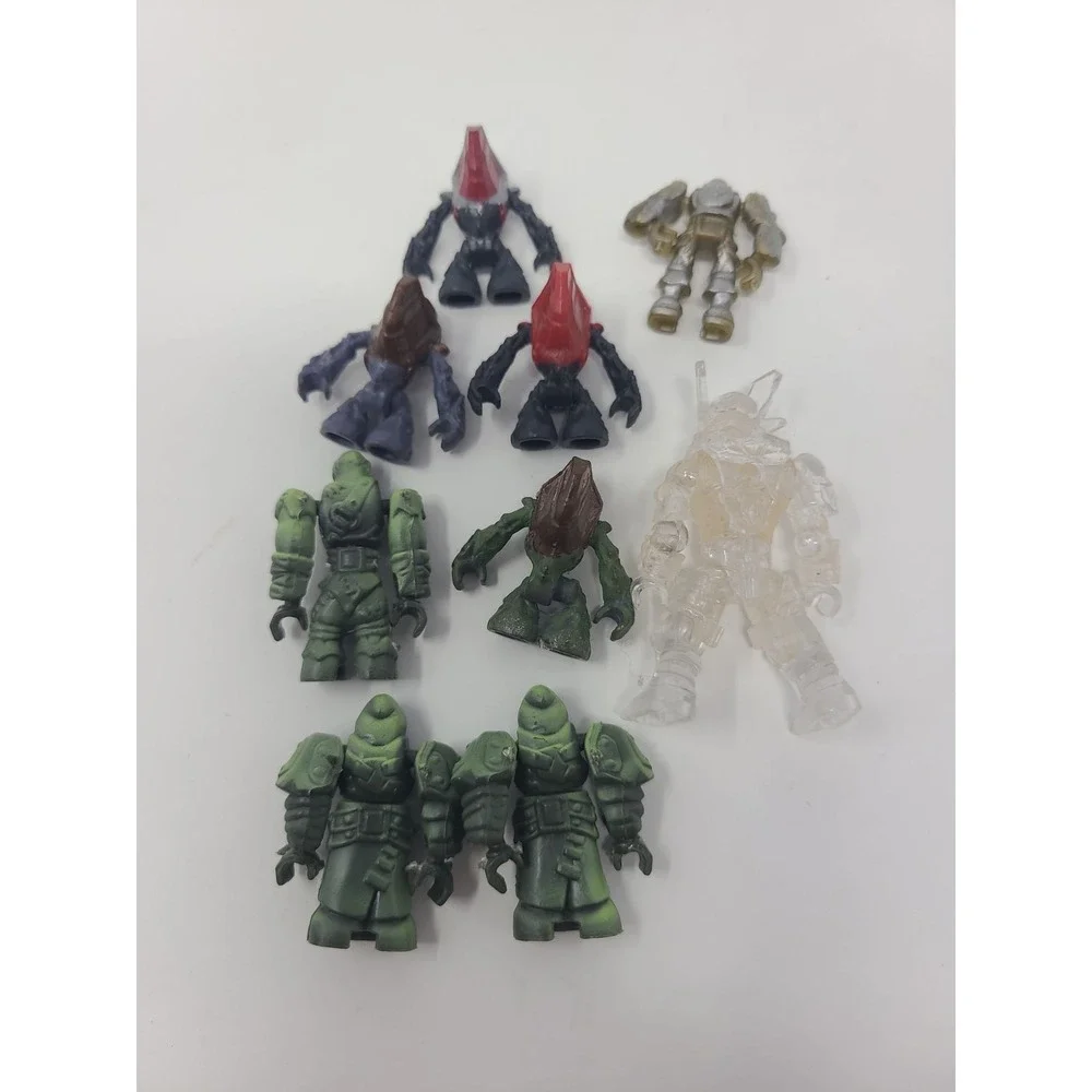 Custom D&D Miniatures Lot - Vintage Mega Bloks Monster Beasts & Glyos Robot